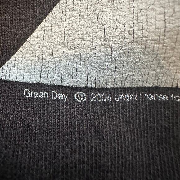 Vintage y2k Green Day American Idiot Hoodie 2004 Size Medium - Picture 5 of 5